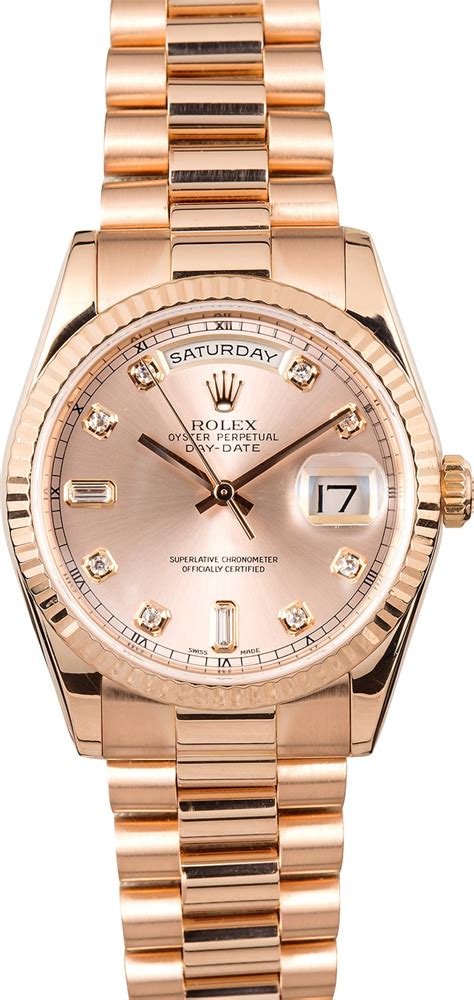 rolex day date president oro pink